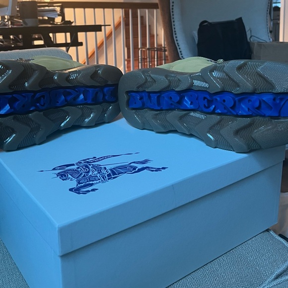 Never worn Burberry hiker boots